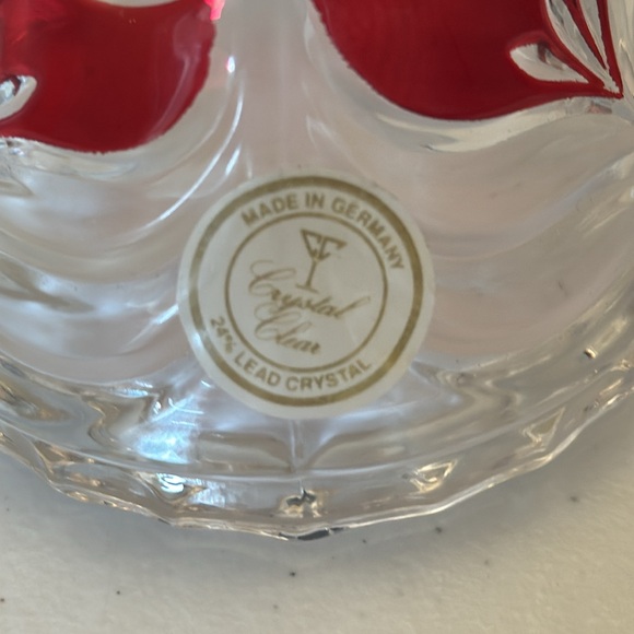 Anna Hutte pair of vintage lead crystal candlesticks in box. NIB. German made. - Picture 4 of 6